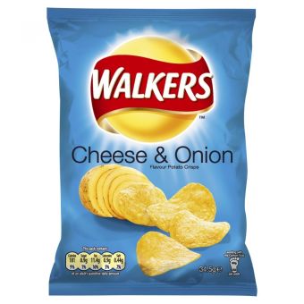 Walkers Cheese & Onion Crisps-32x32.5g03